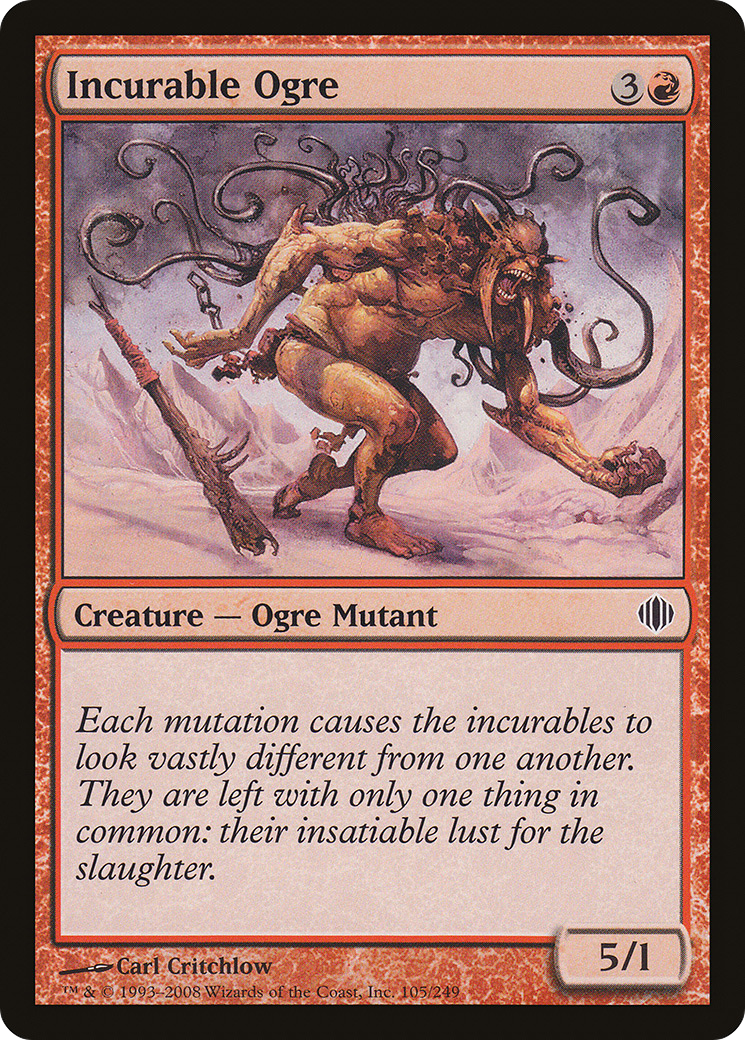 Incurable Ogre (ALA-105) - Shards of Alara Foil