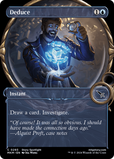 Deduce (Showcase) (MKM-293) - Murders at Karlov Manor: (Showcase) Foil