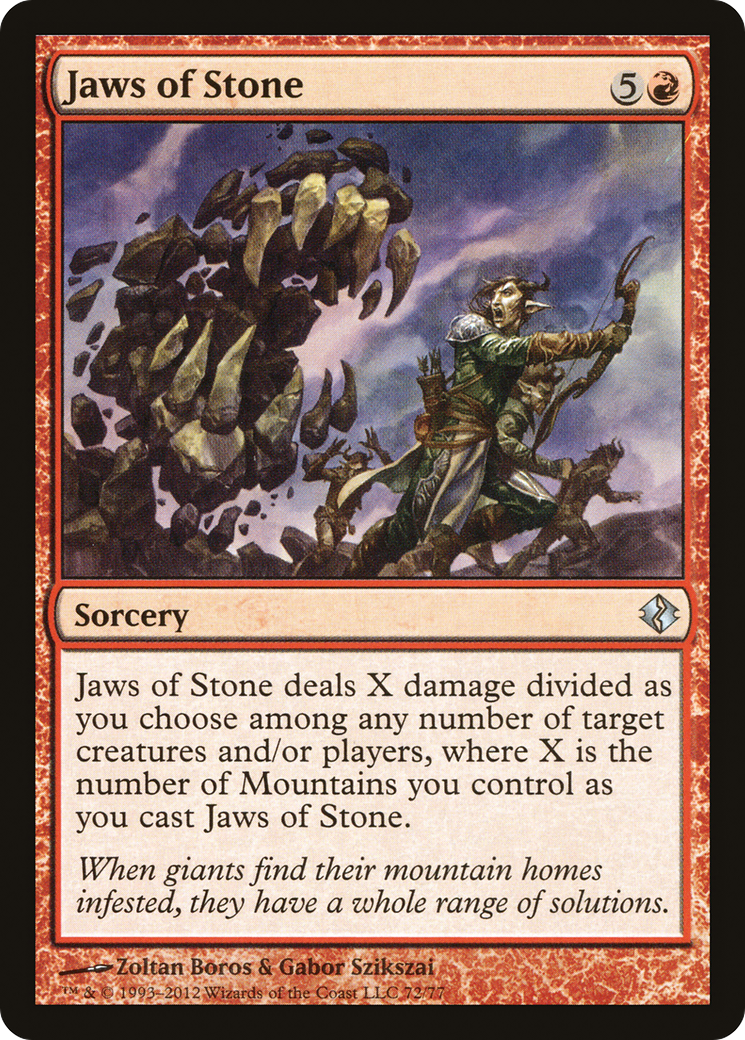 Jaws of Stone (DDI-072) - Duel Decks: Venser vs. Koth