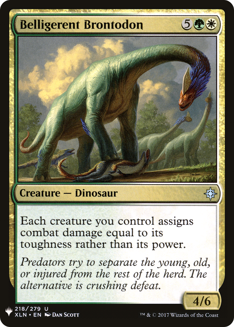 Belligerent Brontodon (LIST-XLN-218) - The List
