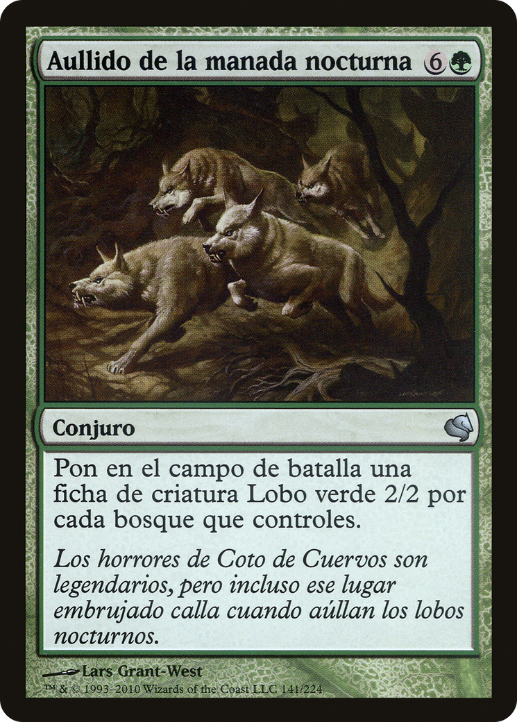 Howl of the Night Pack (Spanish) - "Aullido de la manada nocturna" (PS11-141) - Salvat 2011