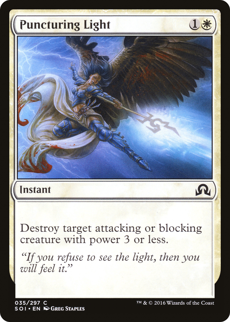 Puncturing Light (SOI-035) - Shadows over Innistrad Foil