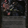 Baneblade Scoundrel (Showcase) (MID-289) - Innistrad: Midnight Hunt: (Showcase, Double Faced Transform) Foil