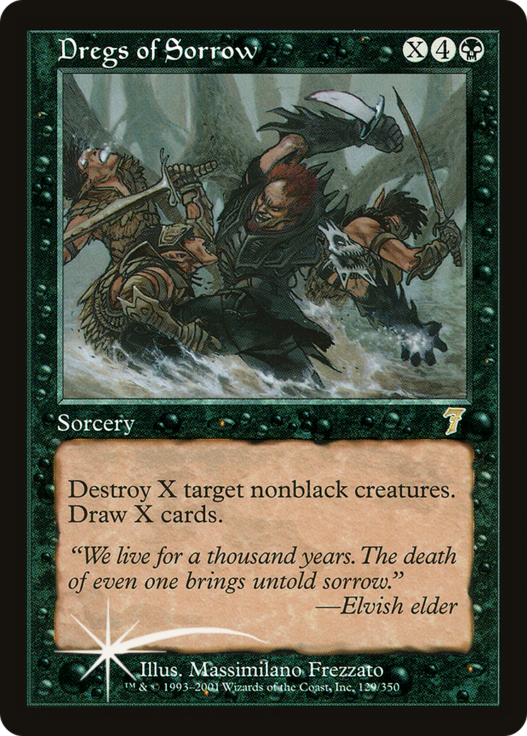 Dregs of Sorrow (7ED-129) - 7th Edition Foil