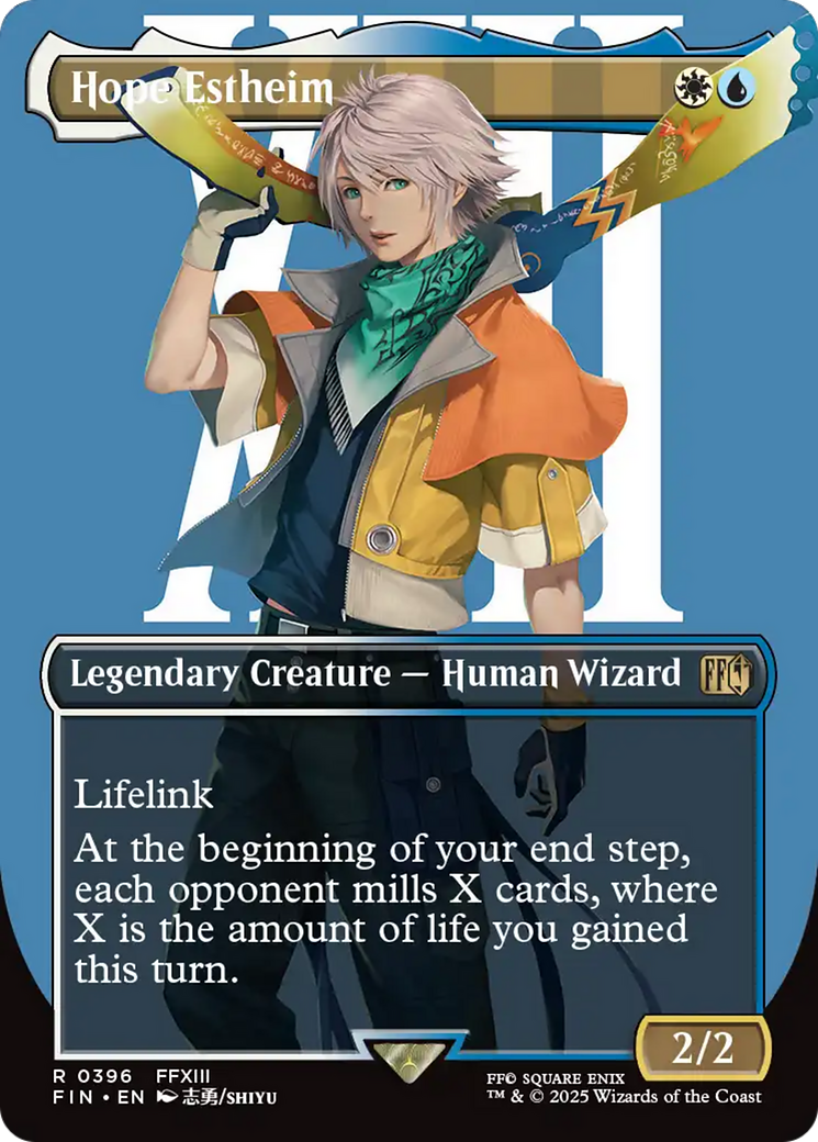 Hope Estheim (Borderless) (FIN-396) - FINAL FANTASY (Borderless) Foil