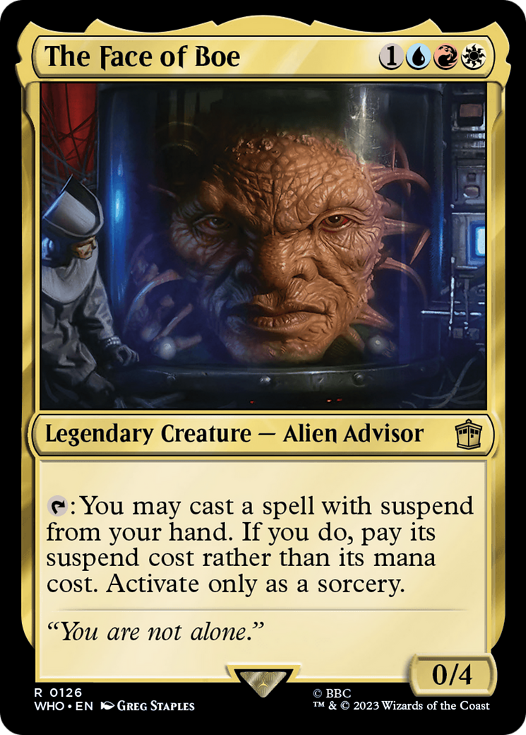 The Face of Boe (WHO-126) - Doctor Who