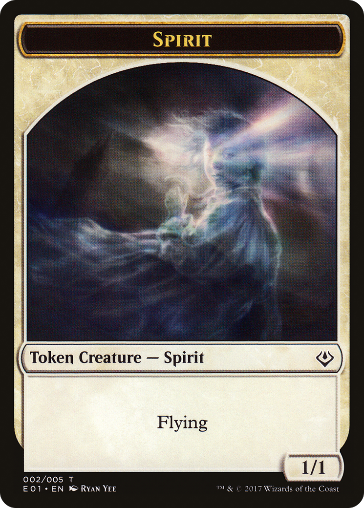 Spirit // Soldier Double-sided Token (AC2-2 // 1) - Archenemy: Nicol Bolas Tokens