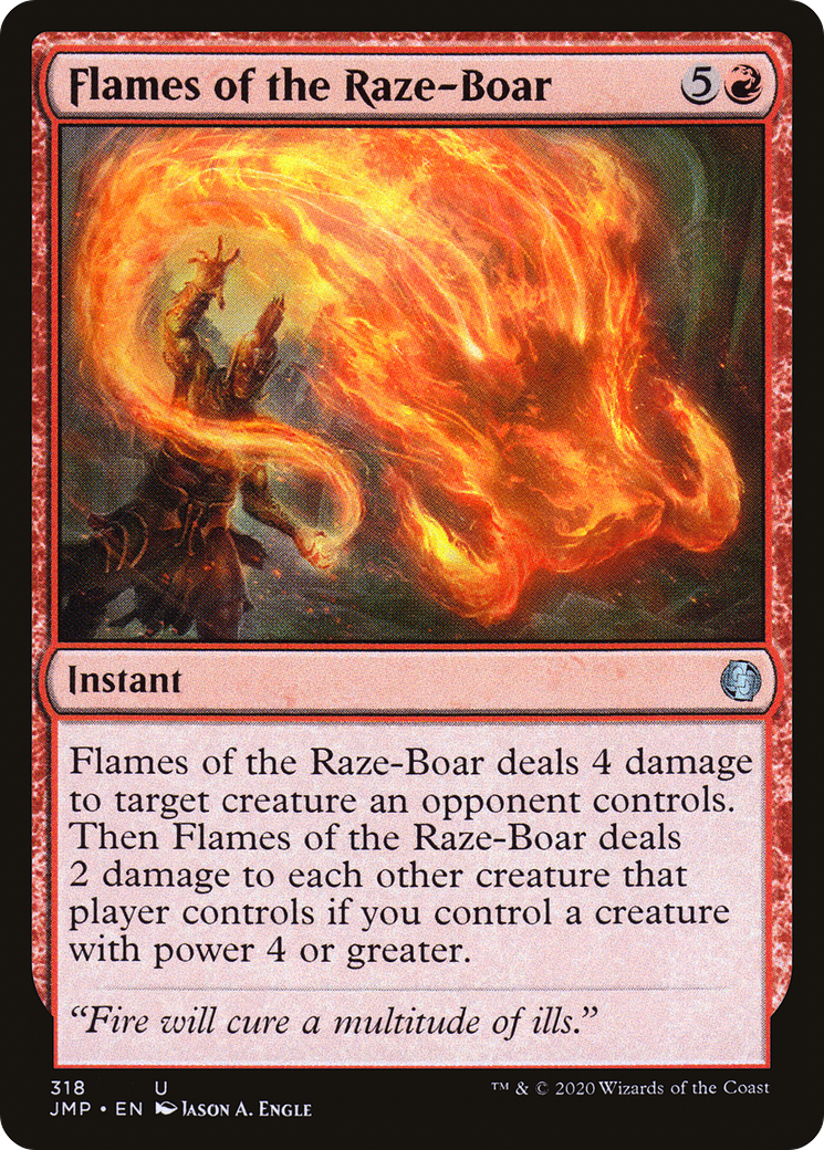 Flames of the Raze-Boar (JMP-318) - Jumpstart