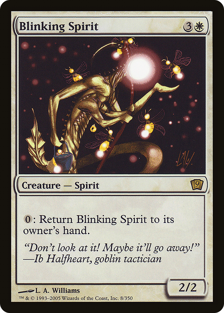 Blinking Spirit (9ED-008) - 9th Edition Foil
