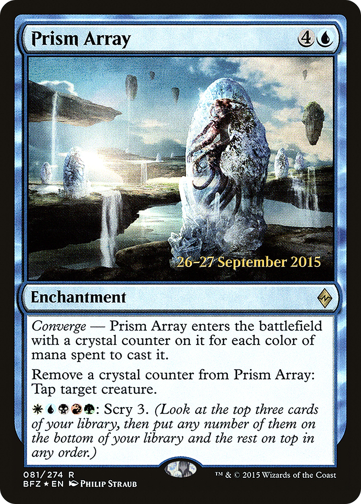 Prism Array (PRE-081) - Battle for Zendikar Promos Foil