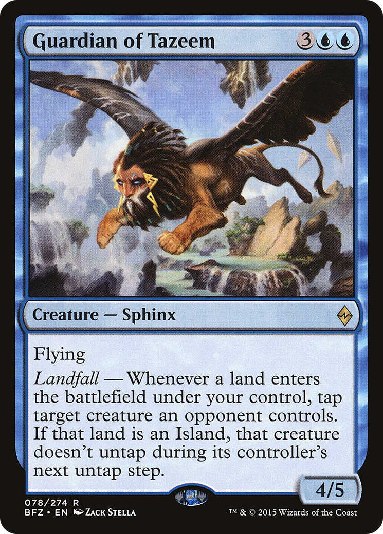 Guardian of Tazeem (BFZ-078) - Battle for Zendikar Foil