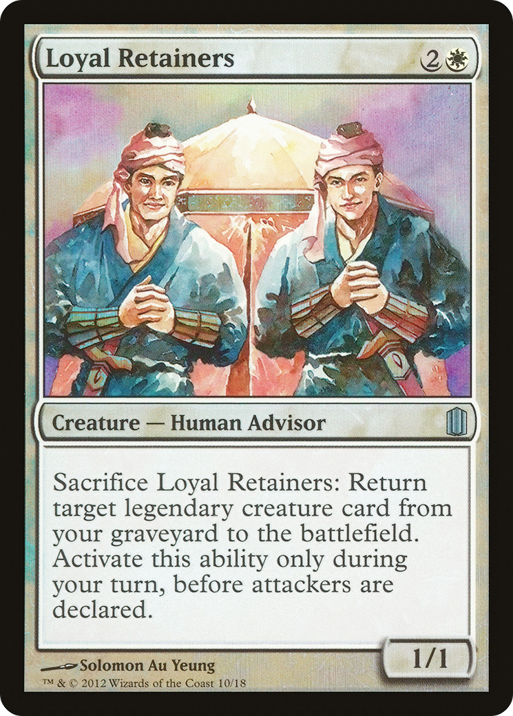 Loyal Retainers (CM1-010) - Commander's Arsenal Foil