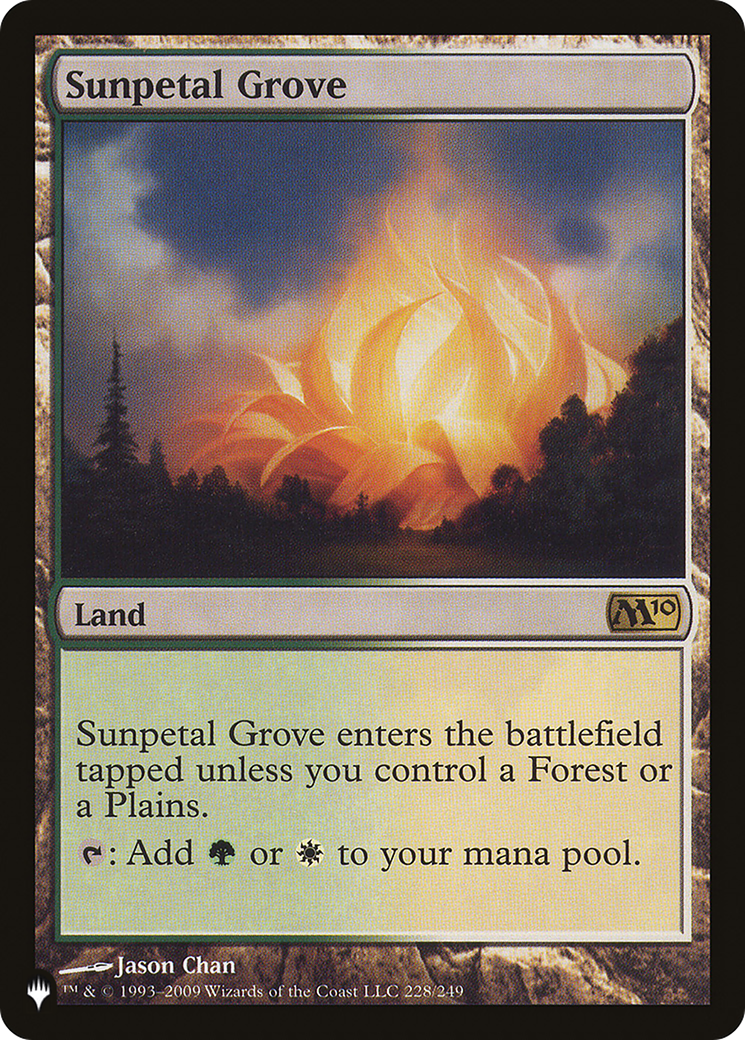 Sunpetal Grove (LIST-228/249) - The List