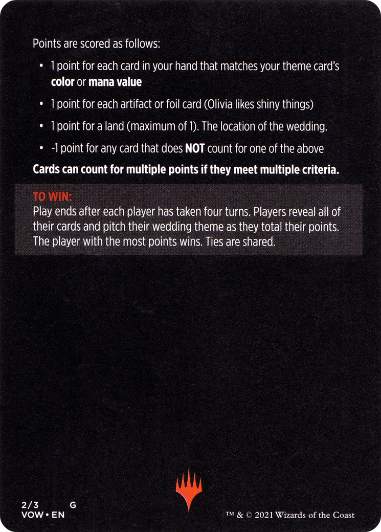 Vampire Wedding Planner // Vampire Wedding Planner (cont'd) (MVOW-002) - Innistrad: Crimson Vow Minigames Foil