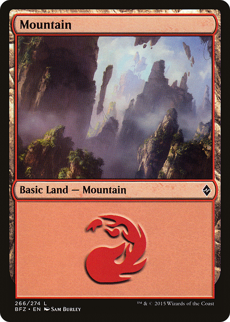 Mountain (266) (BFZ-266) - Battle for Zendikar