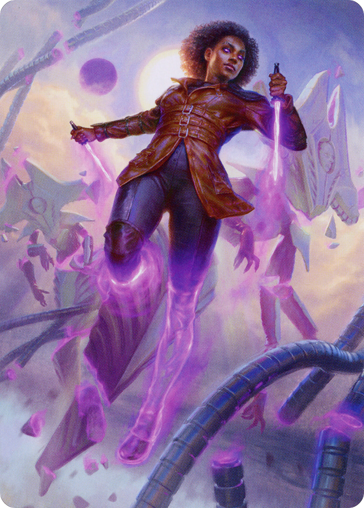 Kaya, Intangible Slayer // Kaya, Intangible Slayer (AONE-049) - Phyrexia: All Will Be One Art Series (Borderless) Foil
