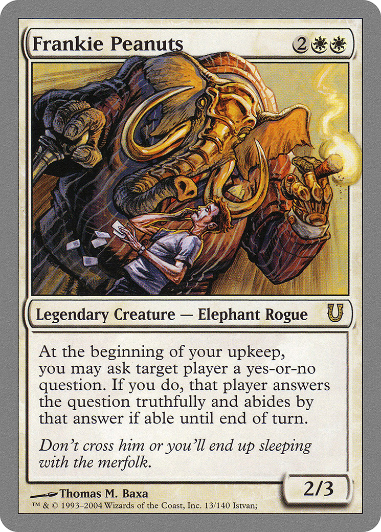Frankie Peanuts (UNH-013) - Unhinged Foil