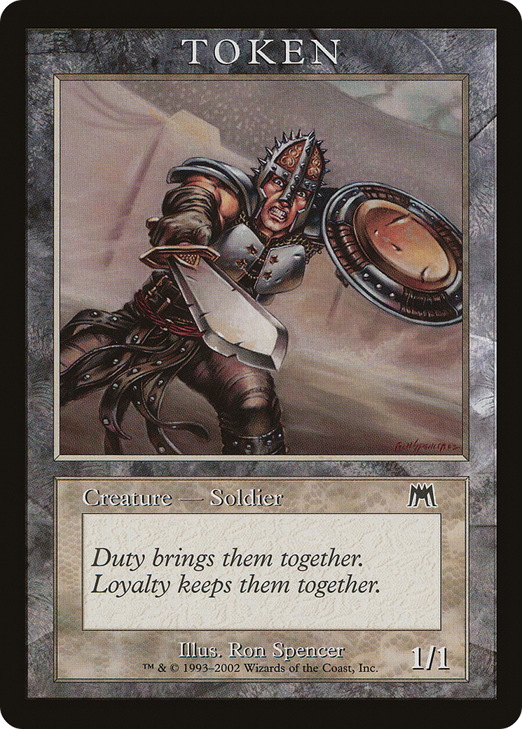 Soldier Token (ONS) (MPRP-) - Magic Player Rewards 2002