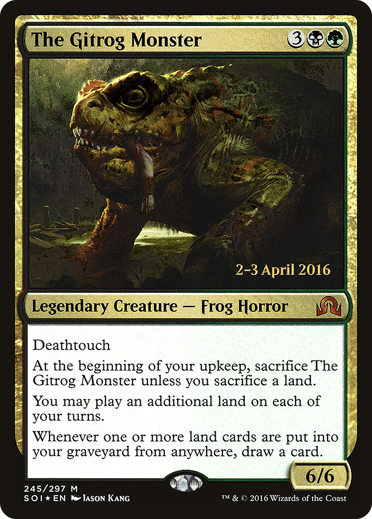 The Gitrog Monster (PRE-245) - Shadows over Innistrad Promos Foil