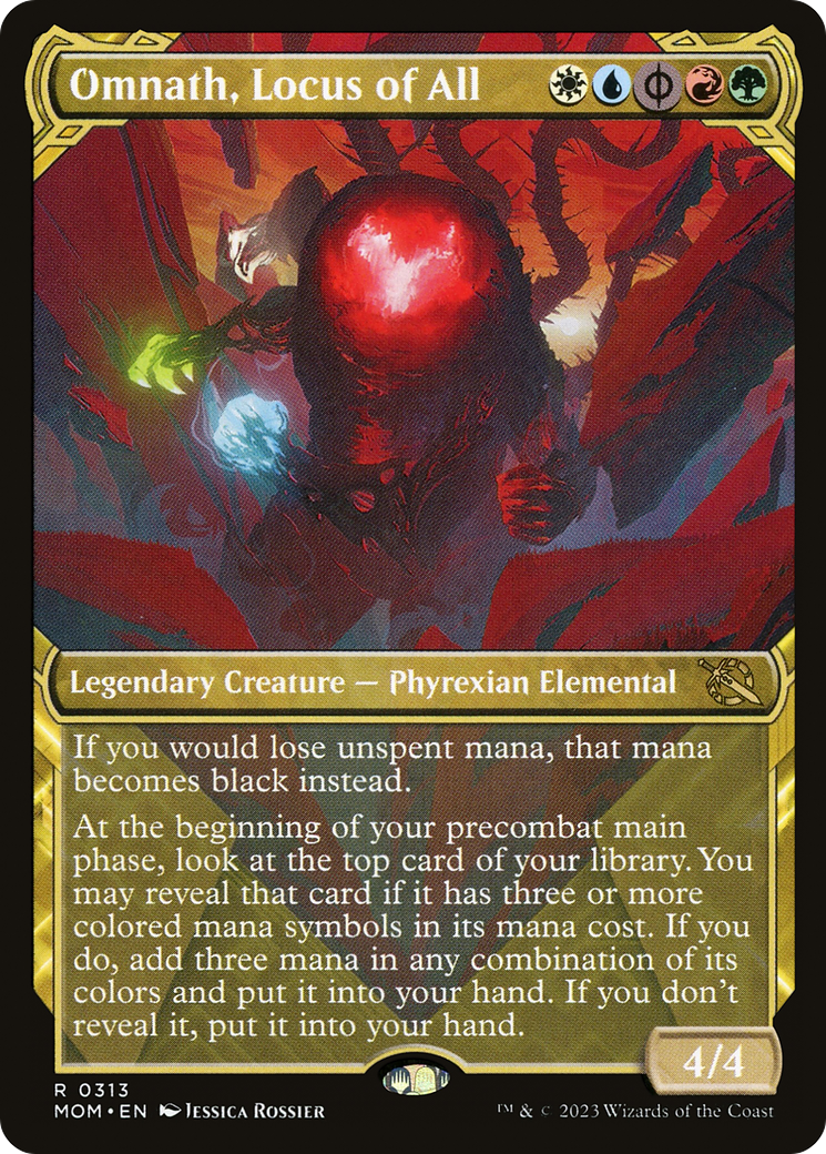 Omnath, Locus of All (Showcase) (MOM-313) - March of the Machine: (Showcase)