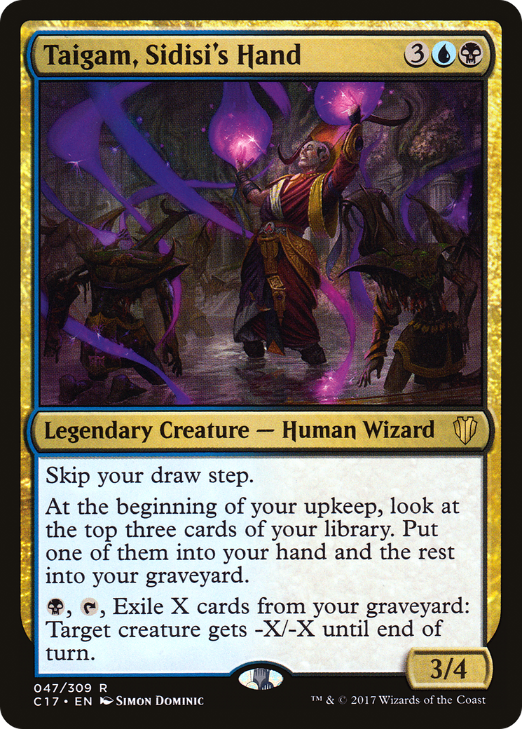 Taigam, Sidisi's Hand (C17-047) - Commander 2017
