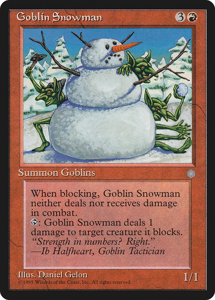 Goblin Snowman (ICE-) - Ice Age