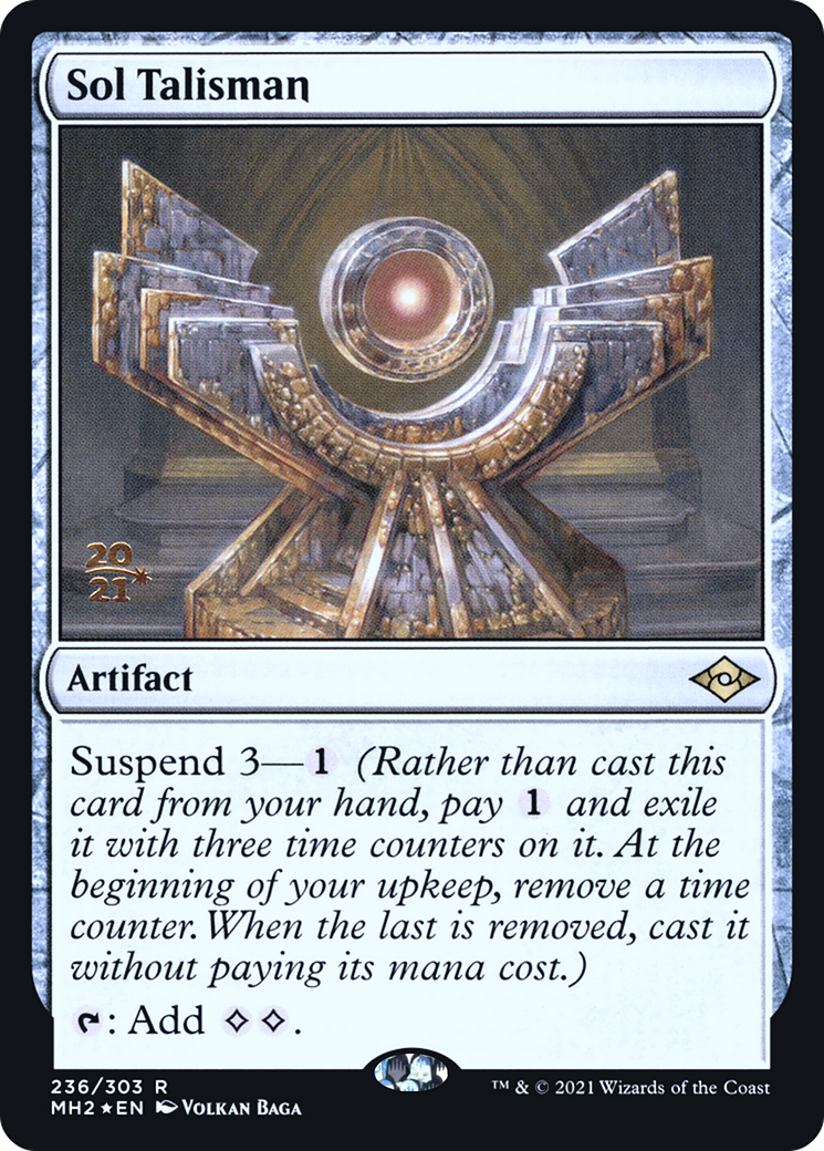 Sol Talisman (PRE-236) - Modern Horizons 2 Promos Foil