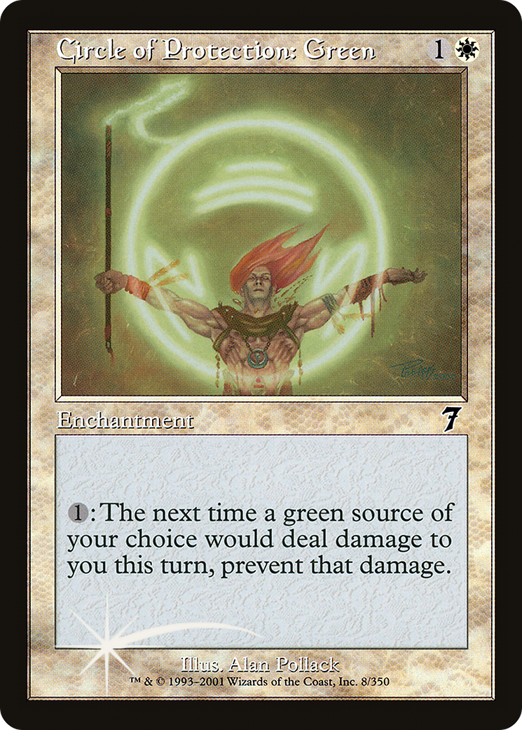 Circle of Protection: Green (7ED-008) - 7th Edition