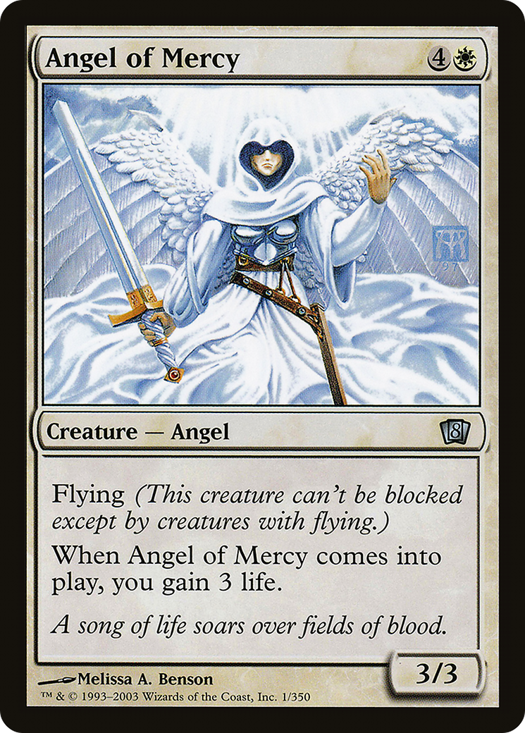 Angel of Mercy (8ED-001) - 8th Edition Foil