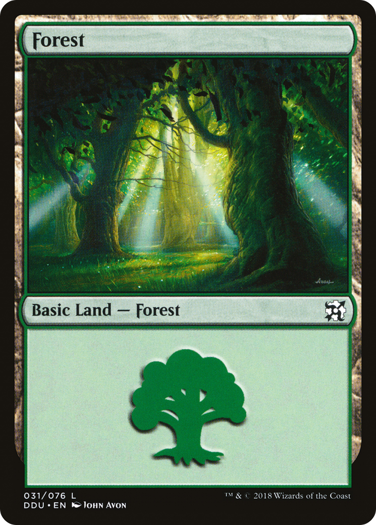 Forest (31) (DDU-031) - Duel Decks: Elves vs. Inventors