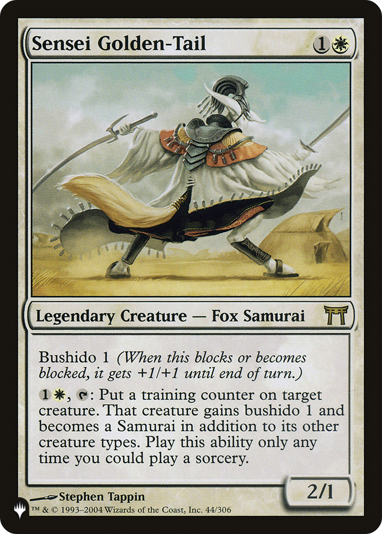 Sensei Golden-Tail (LIST-44/306) - The List