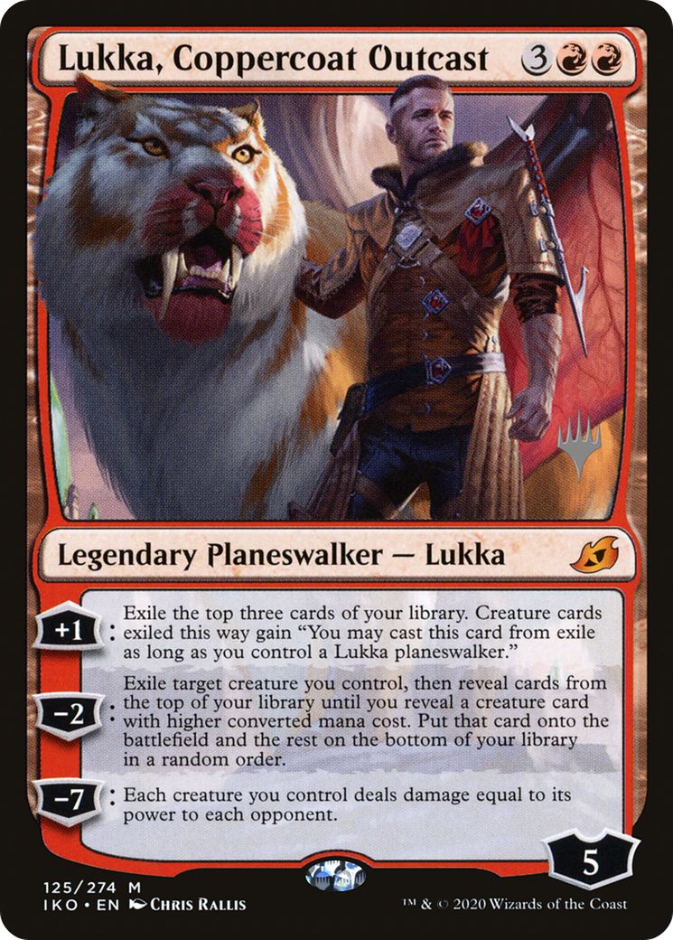 Lukka, Coppercoat Outcast (PPIKO-125) - Ikoria: Lair of Behemoths Promos Foil