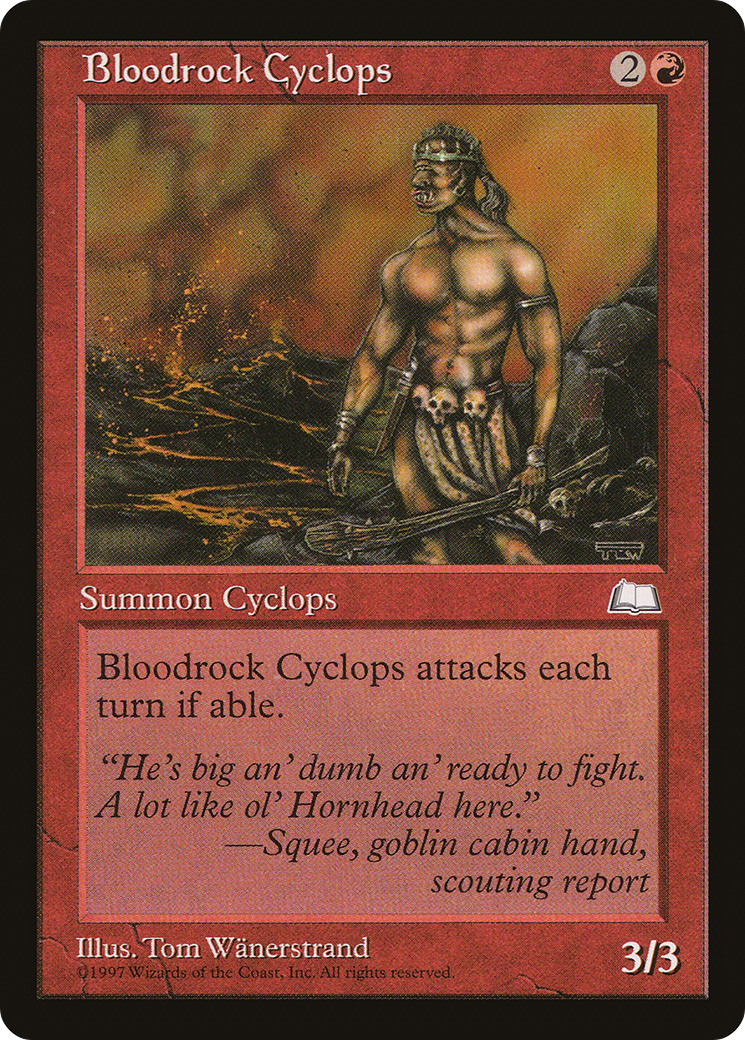 Bloodrock Cyclops (WTH-) - Weatherlight