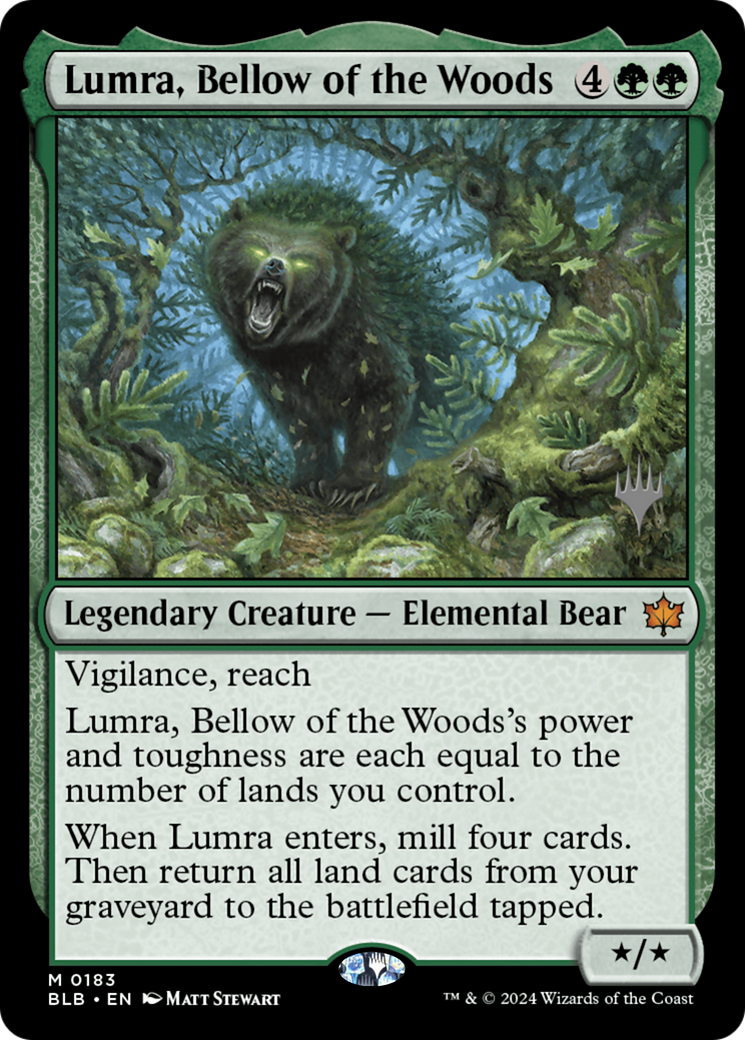 Lumra, Bellow of the Woods (PPBLB-183) - Bloomburrow Promos