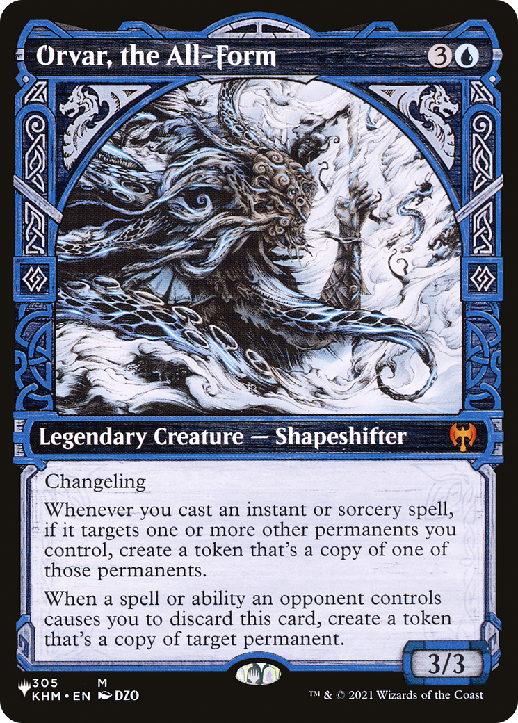 Orvar, the All-Form (Showcase) (LIST-305/285) - The List: (Showcase)