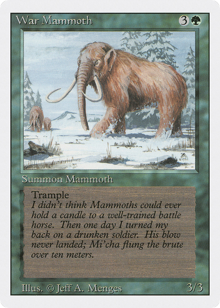 War Mammoth (3ED-) - Revised Edition