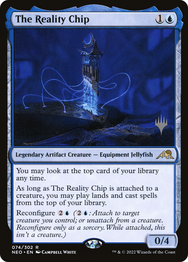 The Reality Chip (PPNEO-074) - Kamigawa: Neon Dynasty Promos