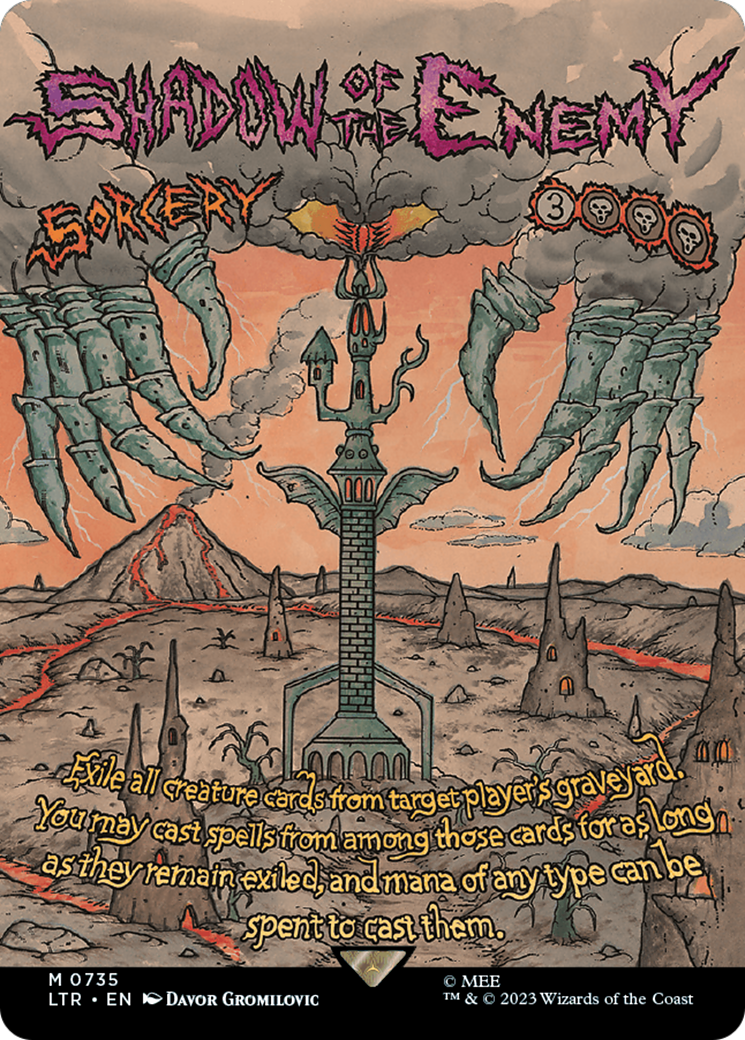 Shadow of the Enemy (Borderless Poster) (LTR-735) - The Lord of the Rings: Tales of Middle-earth (Borderless) Foil