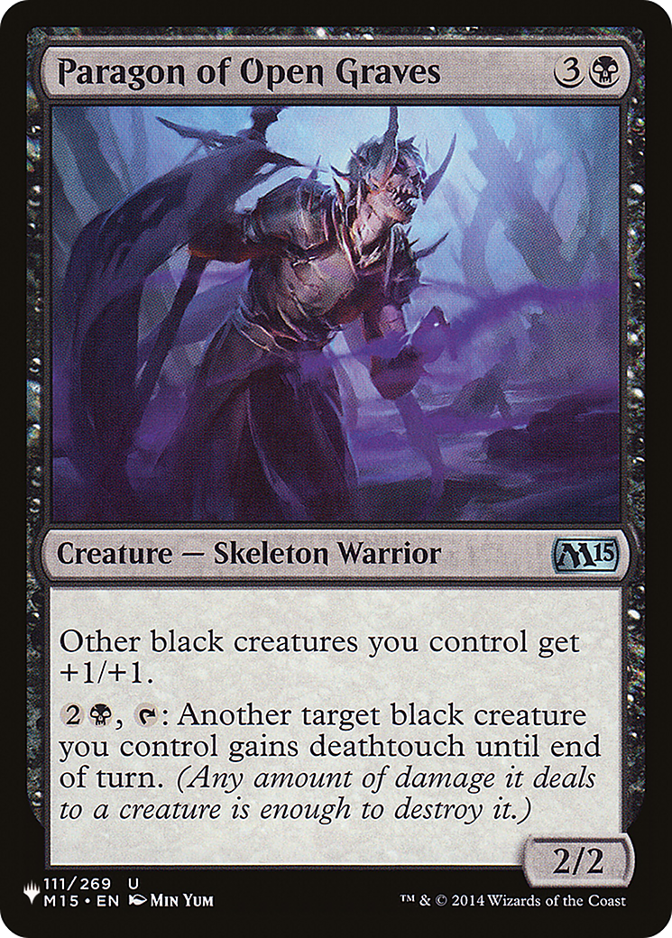 Paragon of Open Graves (LIST-111/269) - The List