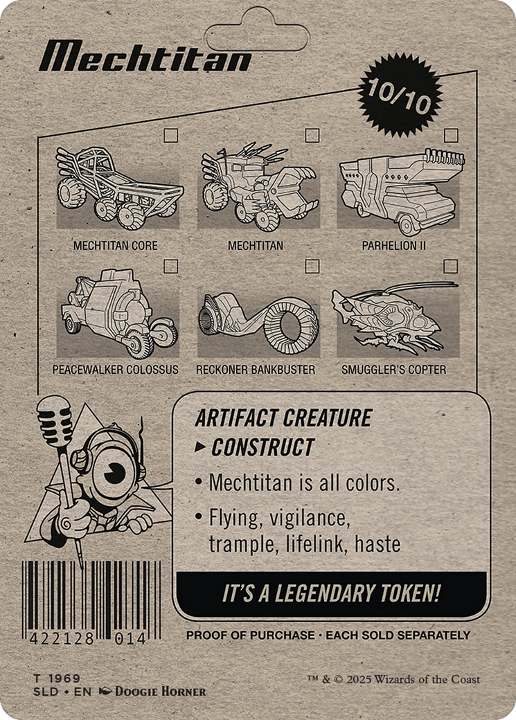 Mechtitan Token (SLD-1969) - Secret Lair Drop (Borderless)