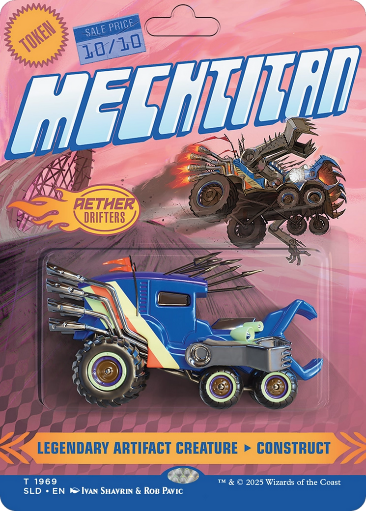 Mechtitan Token (SLD-1969) - Secret Lair Drop (Borderless) Foil
