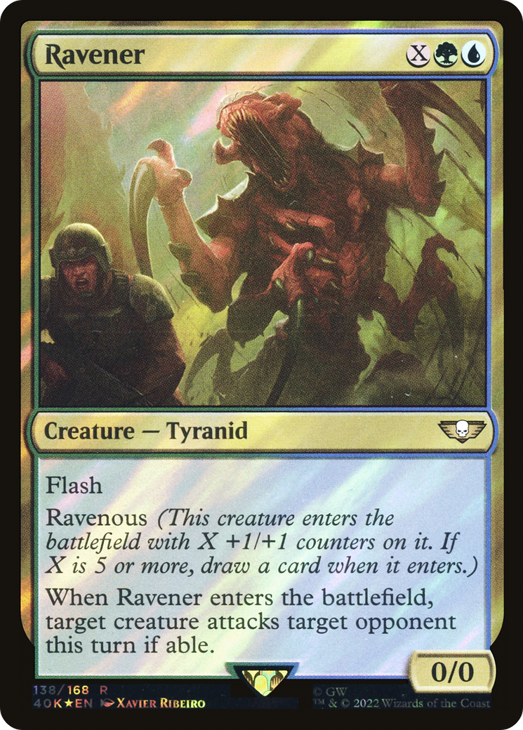 Ravener (Surge Foil) (40K-138) - Warhammer 40,000 Commander Foil