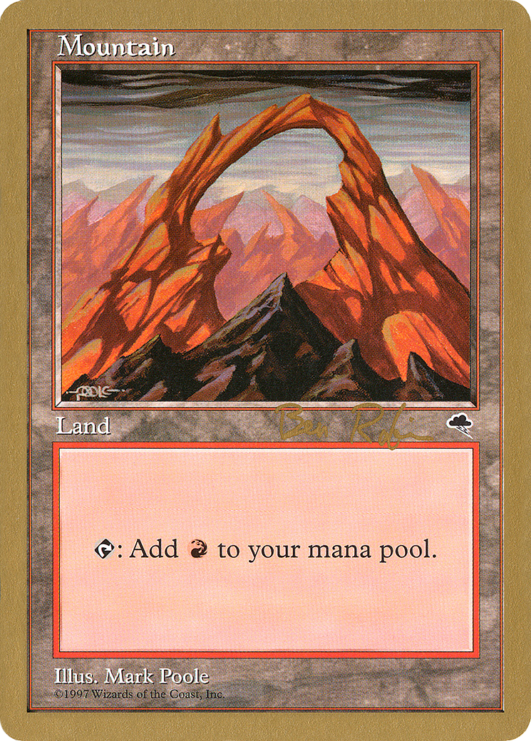 Mountain (Joined) - 1998 Ben Rubin (TMP) (WCD-) - World Championship Decks 1998