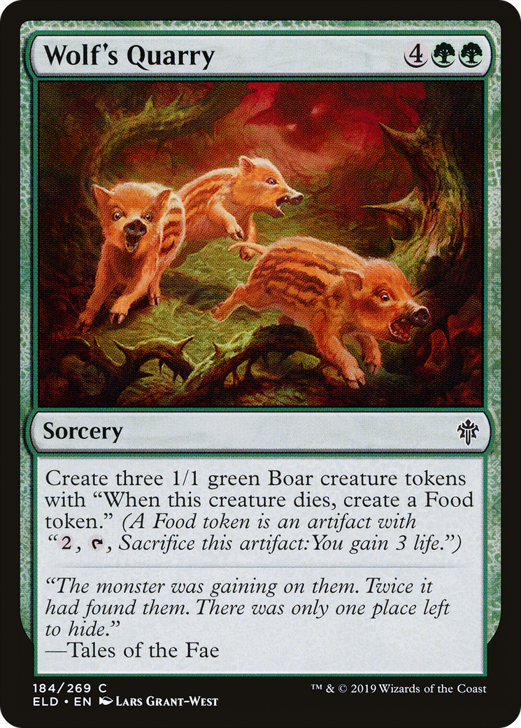 Wolf's Quarry (ELD-184) - Throne of Eldraine
