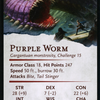 Purple Worm // Purple Worm (AAFR-003) - Adventures in the Forgotten Realms Art Series (Borderless) Foil