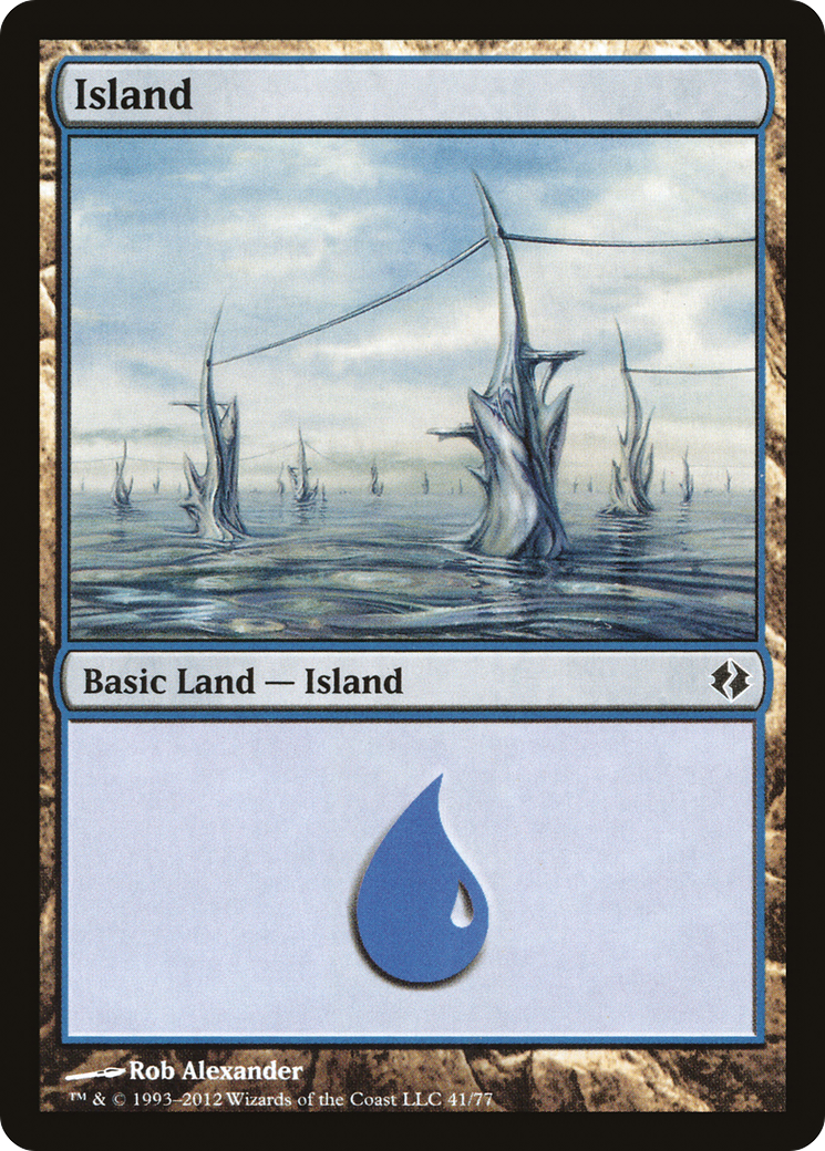 Island (41) (DDI-041) - Duel Decks: Venser vs. Koth