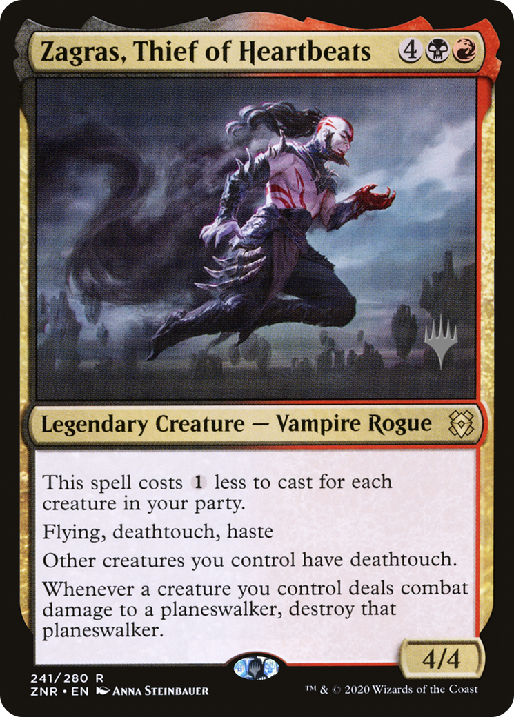 Zagras, Thief of Heartbeats (PPZNR-241) - Zendikar Rising Promos Foil