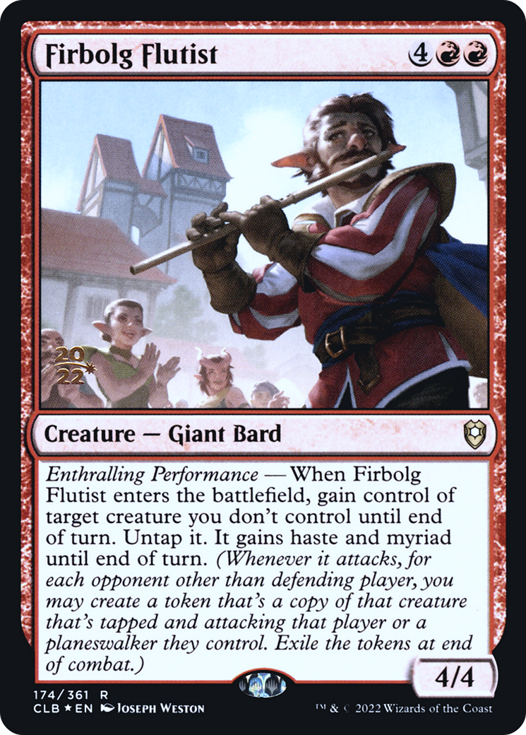 Firbolg Flutist (PRE-174) - Battle for Baldur's Gate Promos Foil