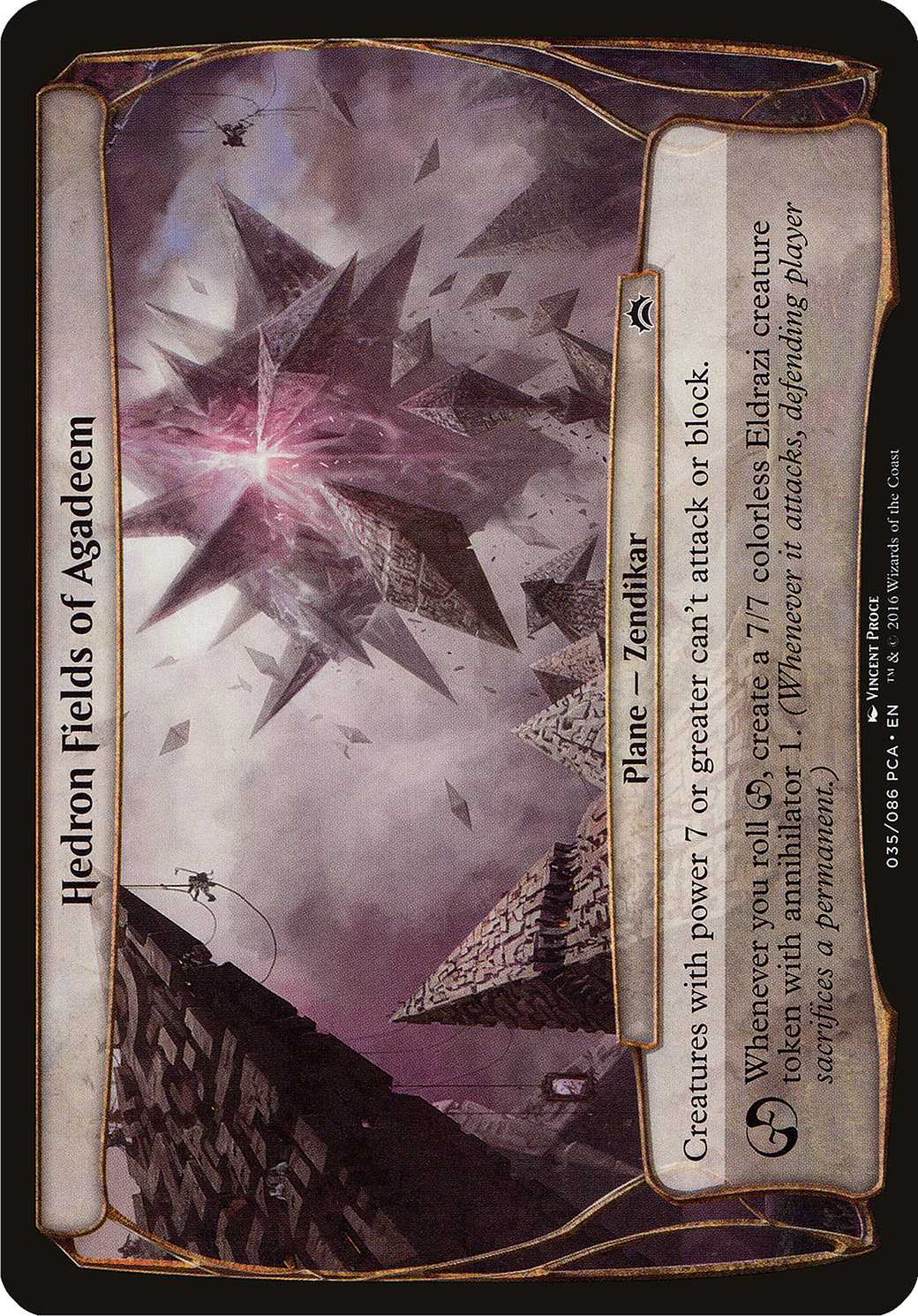 Hedron Fields of Agadeem (Planechase Anthology) (OVER-) - Planechase Anthology Planes