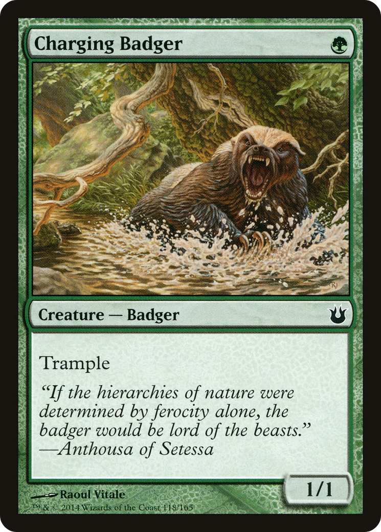 Charging Badger (BNG-118) - Born of the Gods